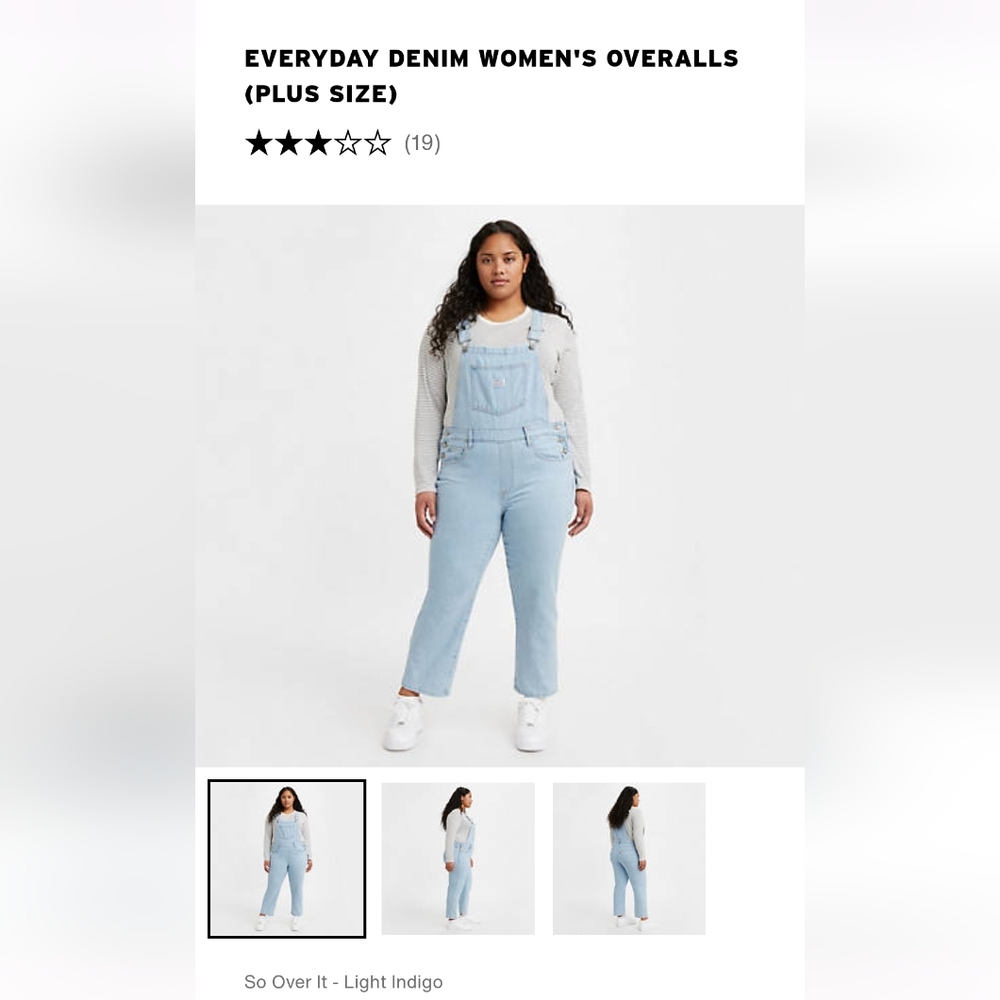 Levi's women's overalls
